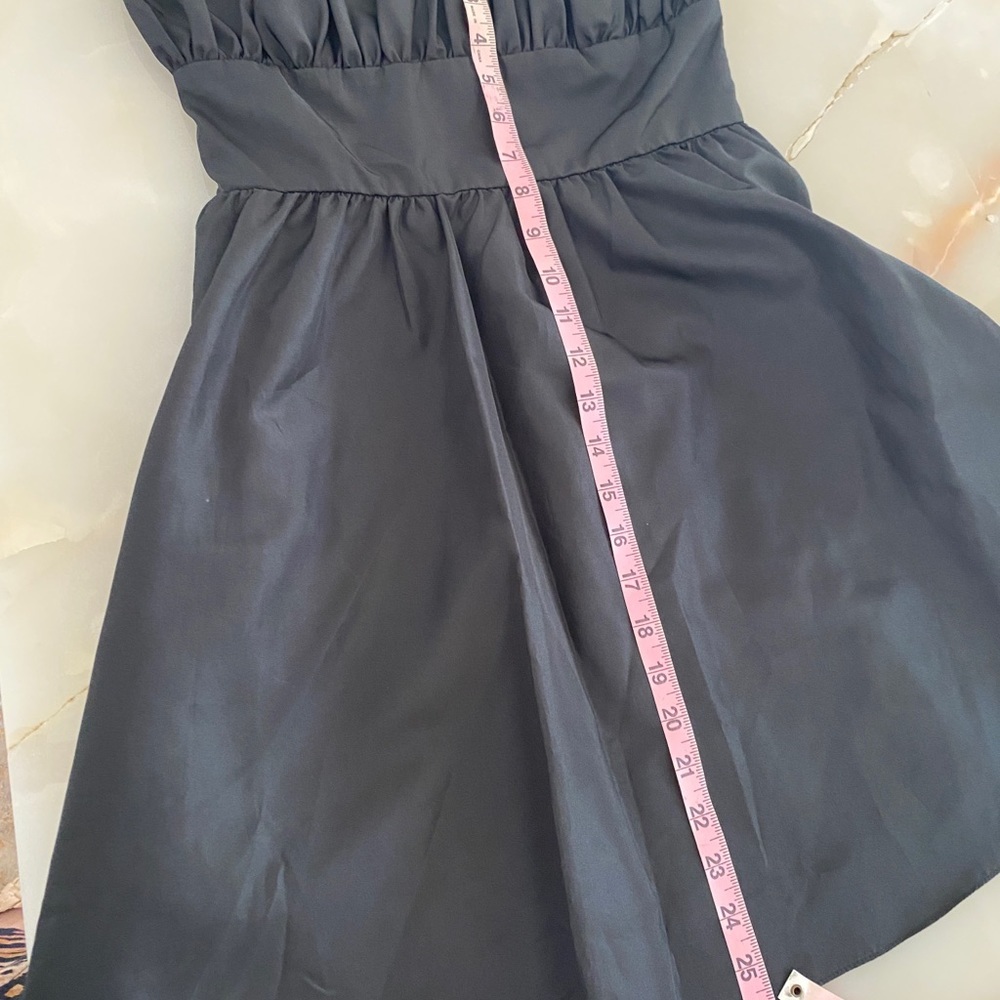 Black strapless cocktail dress babydoll - Picture 7 of 7